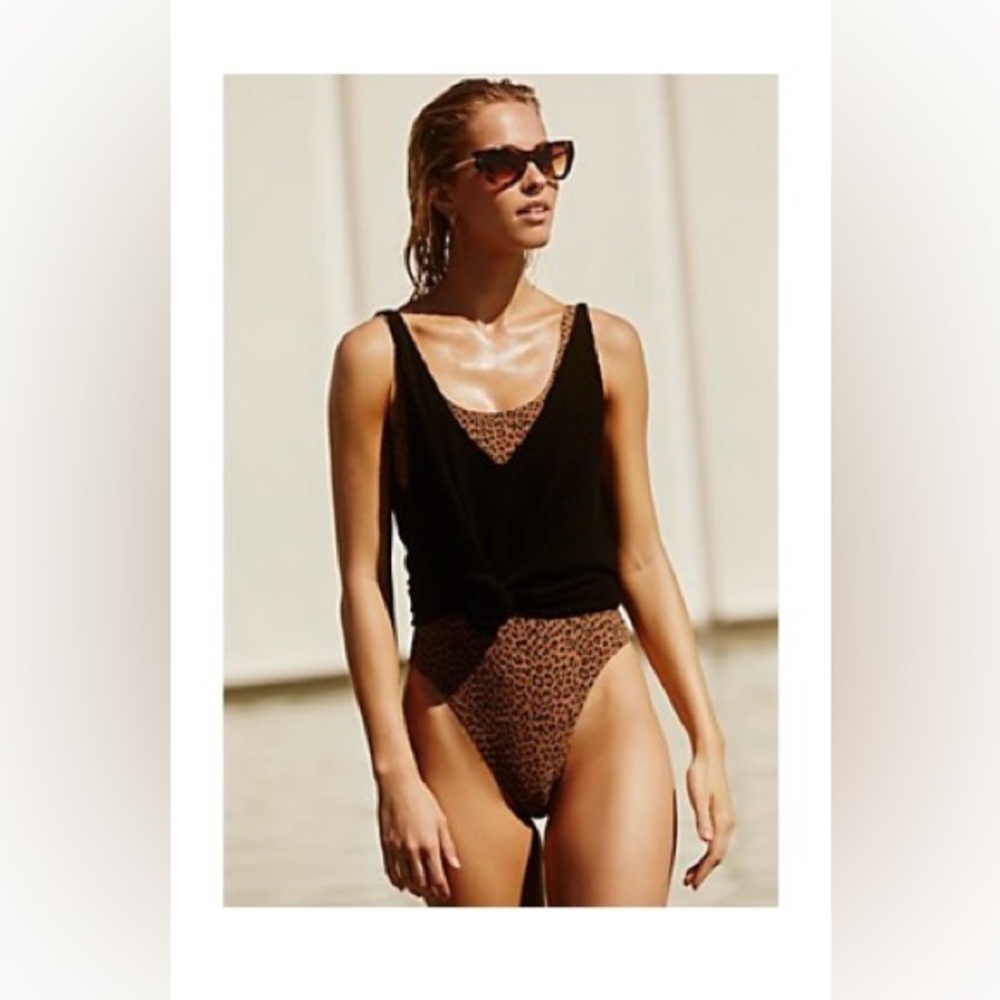 NWT Free People Boucle Sweater Tank Black Small